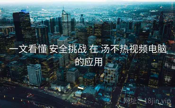 一文看懂 安全挑战 在 汤不热视频电脑 的应用