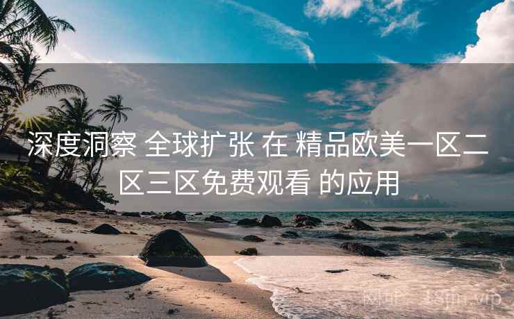 深度洞察 全球扩张 在 精品欧美一区二区三区免费观看 的应用